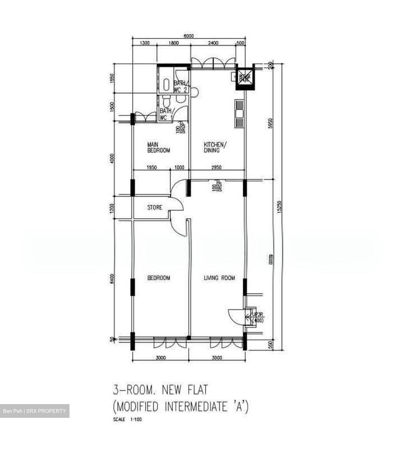 Blk 526 Bedok North Street 3 (Bedok), HDB 3 Rooms #636329101